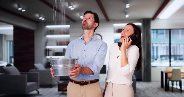 Water damage restoration process in AZ